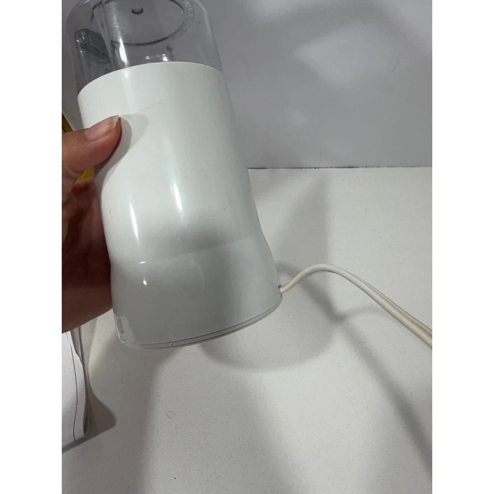 Mr. Coffee IDS55 Electric Coffee Grinder White 12‎ Cup Capacity Vintage 1999